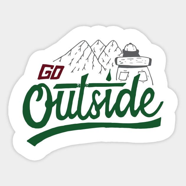 Go Outside Sticker by Besex